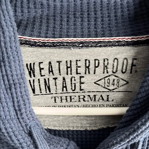 Weatherproof Vintage Thermal Men’s Hoodie  Size Small - Picture 2 of 10